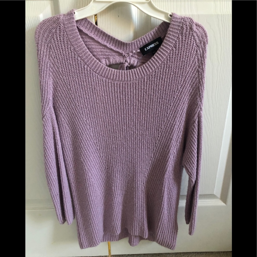 Open Back Express Sweater NWT